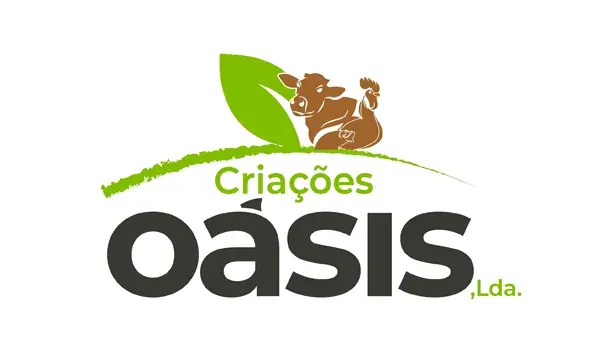 Logótipo de Criações Oásis, desenvolvido pela Be Publicidade