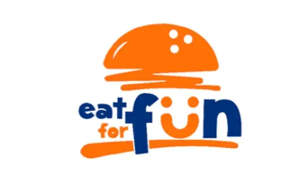 Logótipo de Eat for Fun, desenvolvido pela Be Publicidade