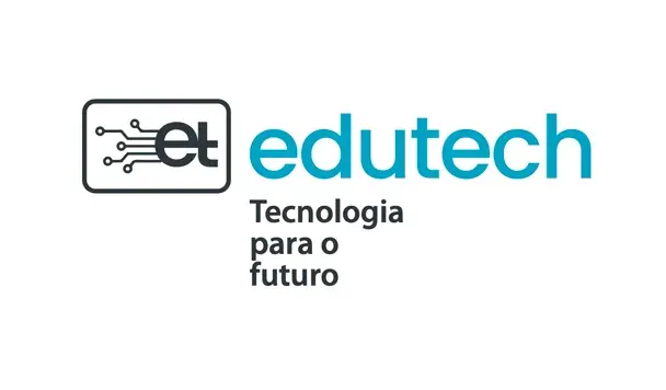 Logótipo de EduTech, desenvolvido pela Be Publicidade