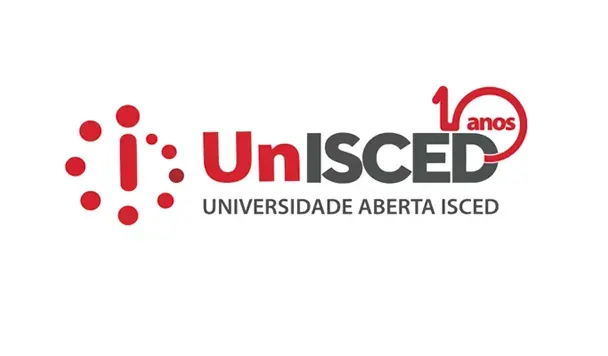 Logótipo de UnISCED — 10 anos, desenvolvido pela Be Publicidade