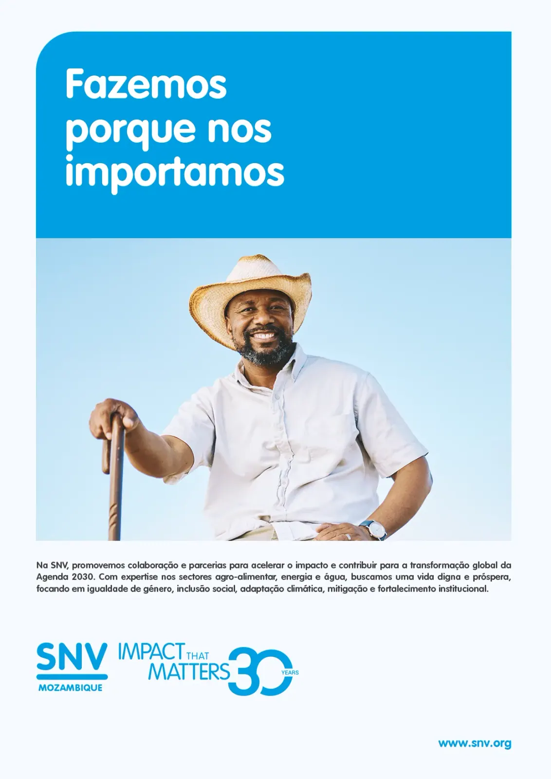 Trabalho de publicidade da Be Publicidade: SNV Campaign